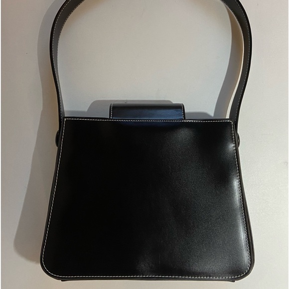 The Hermes of England Tanner Krolle London Classic Black Leather Bag Retail$2500 - Picture 12 of 16